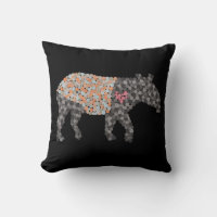 Colourful Dotted Malayan Tapir