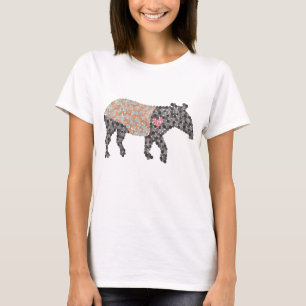 Colourful Dotted Malayan Tapir T-Shirt