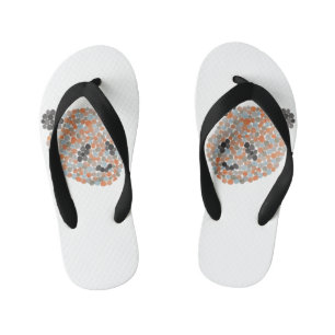 Colourful Dotted Panda Bear Kid's Thongs
