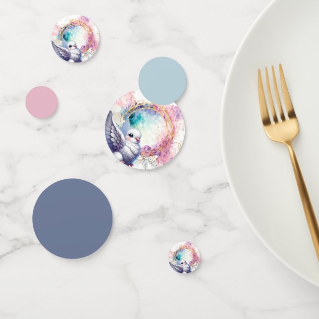 Colourful Dove Confetti (Group)