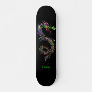 Colourful Dragon Custom Skateboard
