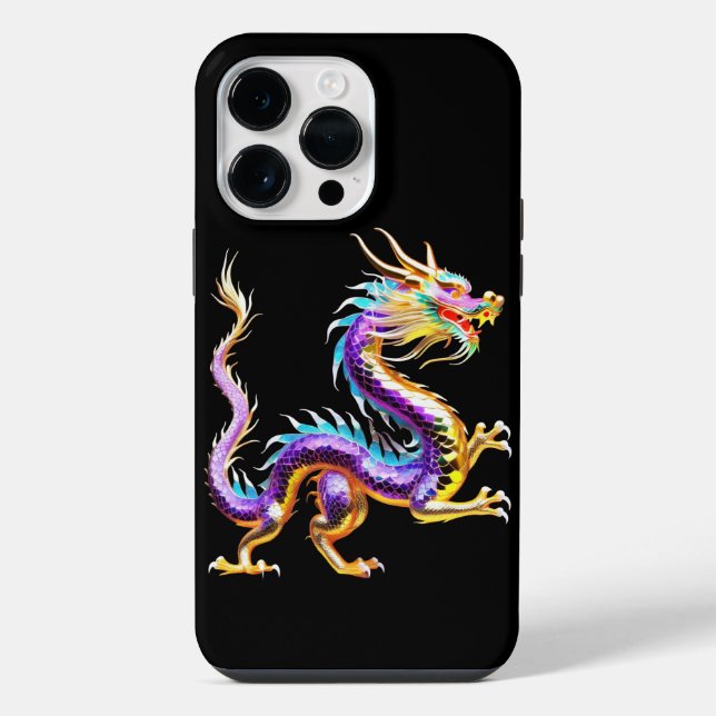 Colourful Dragon iPhone Case (Back)