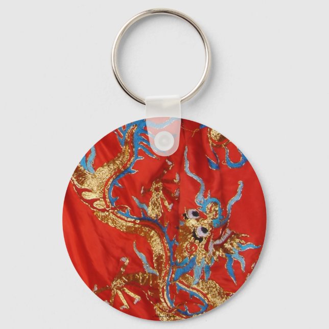 Colourful Dragon Key Ring (Front)