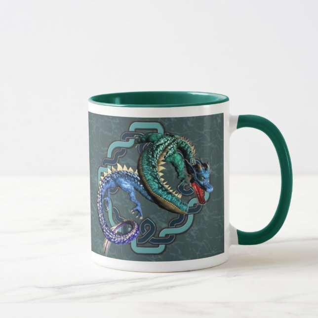 Colourful Dragon Mug (Right)