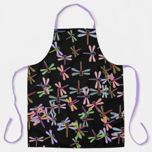 Colourful dragonflies apron