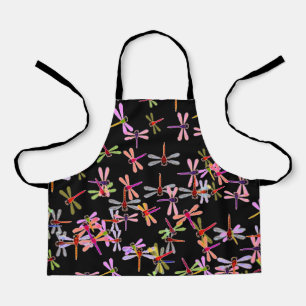 Colourful dragonflies apron