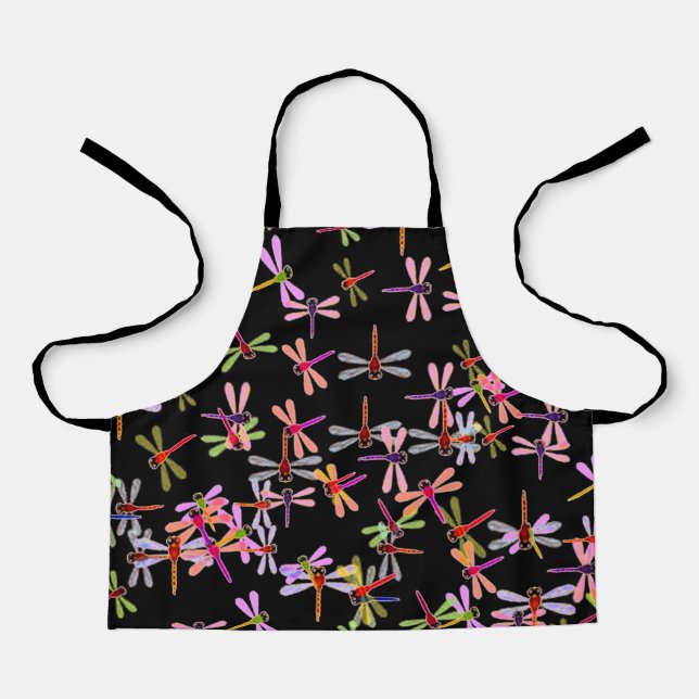 Colourful dragonflies apron (Front)