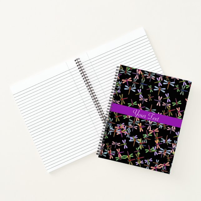 Colourful dragonflies notebook (Inside)