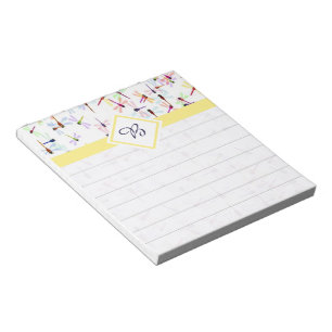 Colourful dragonflies notepad