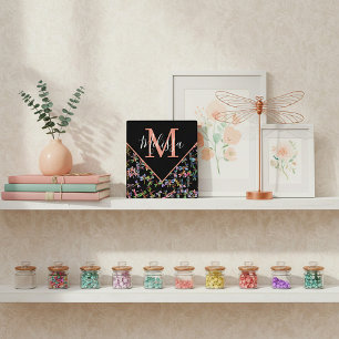 Colourful dragonflies personalised   plaque