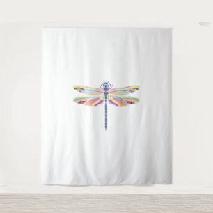 Colourful dragonfly  tapestry