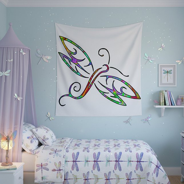 Colourful dragonfly tapestry (Creator Uploaded)