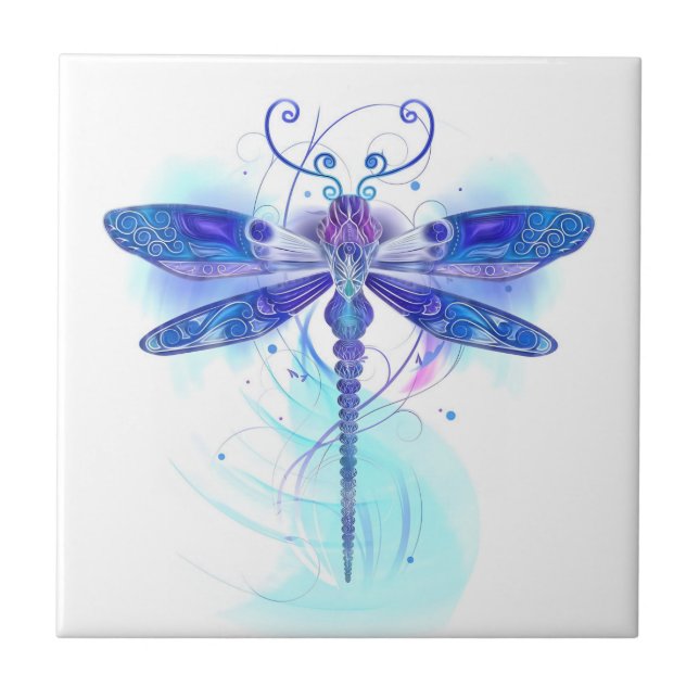 Colourful dragonfly  tiles (Front)