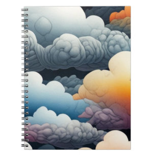 Colourful Dream Cloud Abstract Art Notebook