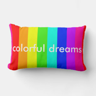 colourful dreams lumbar cushion