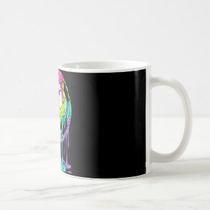 Colourful Dripping Soccer Art Sport Illustration M Coffee Mug