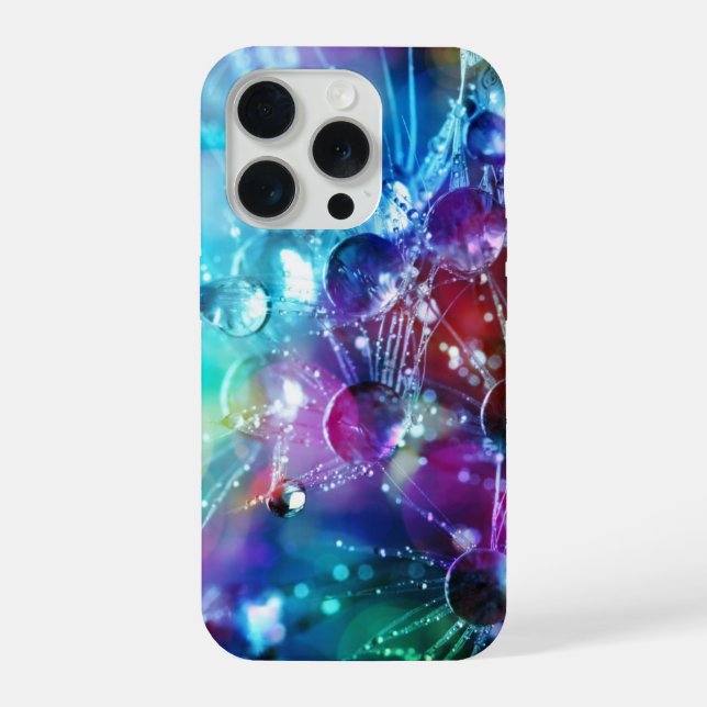 Colourful Droplets iPhone Case (Back)