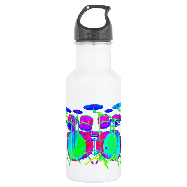 Colourful Drum Kit 532 Ml Water Bottle (Front)