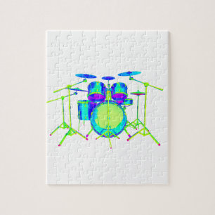 Colourful Drum Kit Jigsaw Puzzle