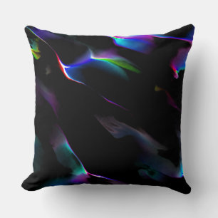 Colourful dunes under night darkness cushion