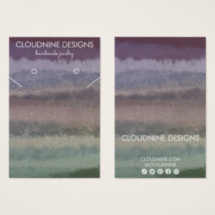 Colourful Earring Necklace Jewellery Display Card