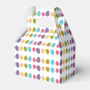 Colourful Easter Egg Favour Box