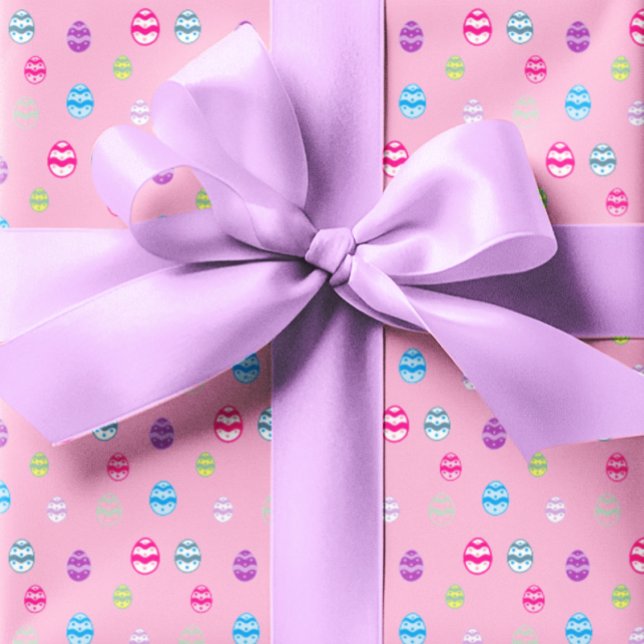 Colourful Easter Egg Pattern Wrapping Paper (Creator Uploaded)