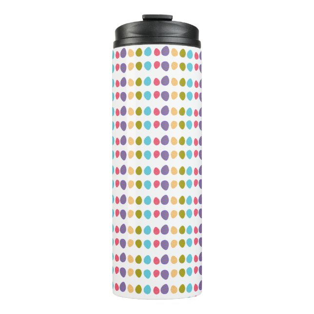 Colourful Easter Egg Thermal Tumbler (Front)