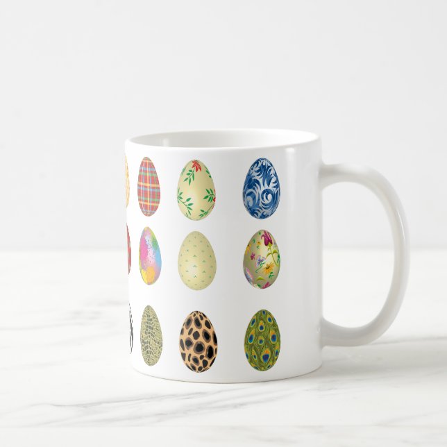 colourful easter eggs coffee mug (Right)