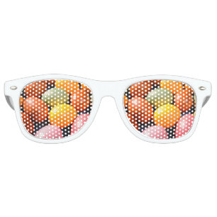 Colourful Easter Eggs Custom Photo Retro Sunglasses