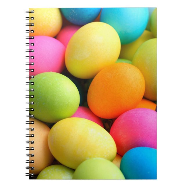 Colourful Easter Eggs Notebook (Front)