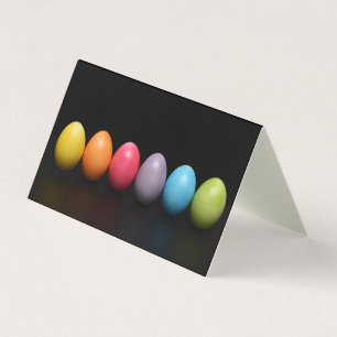 Colourful Easter Eggs Pack of 25 Mini Cards