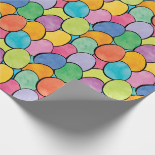 Colourful Easter Eggs Wrapping Paper