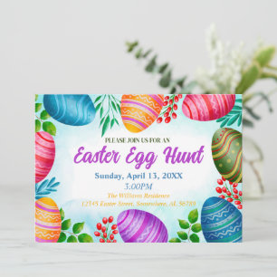 Colourful Easter Invitation
