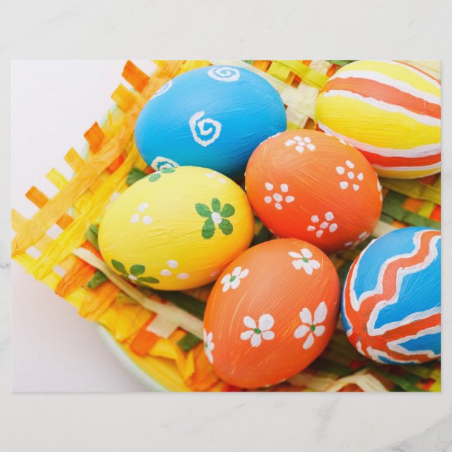 Colourful Easter's eggs Flyer (Front)