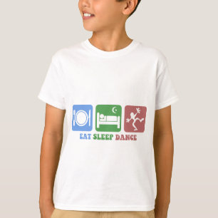 Colourful eat sleep dance T-Shirt