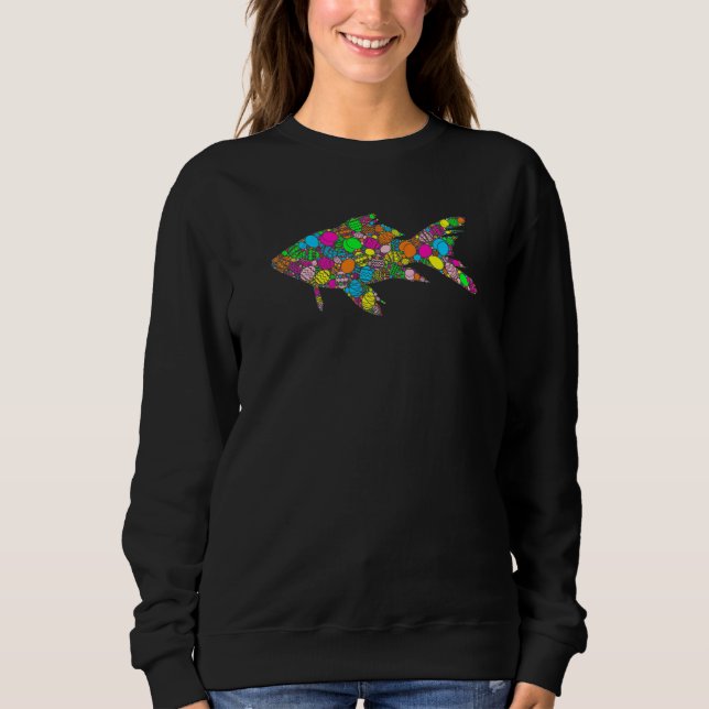 Colourful Egg Goldfish For Women Men Kids - Easter Sweatshirt (Front)