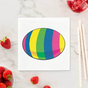 Colourful Egg Napkin
