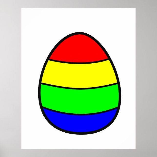 Colourful Egg Poster (Front)