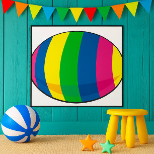 Colourful Egg Poster