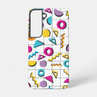 Colourful Eighties 80's Geometric Pattern