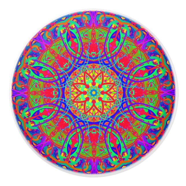 Colourful Elegance Furniture Knob (Front)