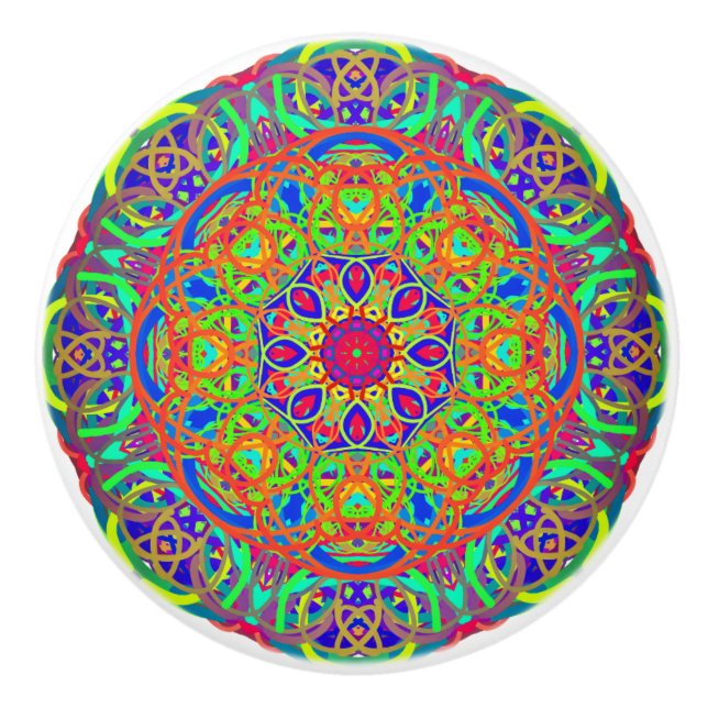 Colourful Elegance Furniture Knob (Front)