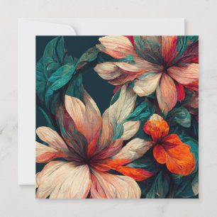Colourful elegant floral