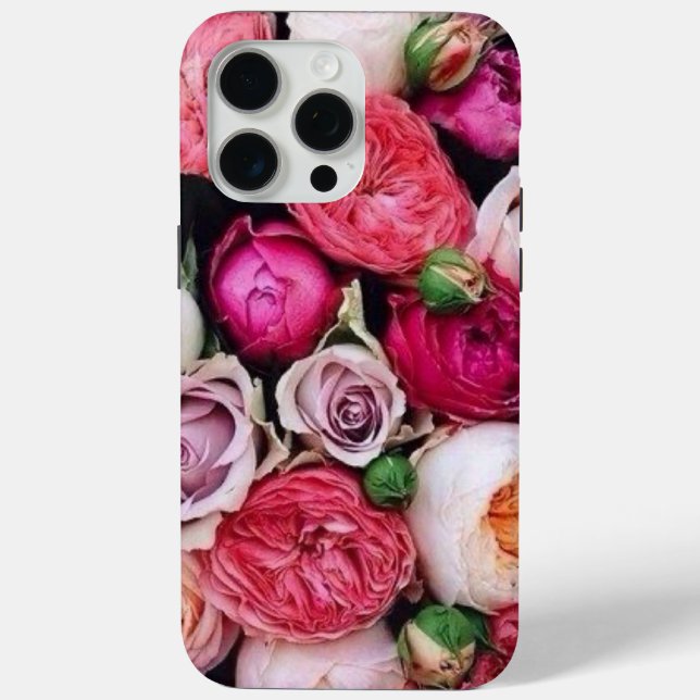 Colourful Elegant Floral iPhone Case (Back)
