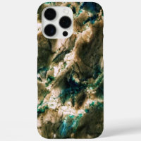 Colourful Elegant Marble Tan Brown and Aqua