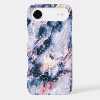 Colourful Elegant Marble White Blue and Pink