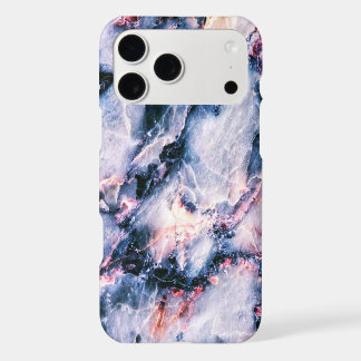 Colourful Elegant Marble White Blue and Pink