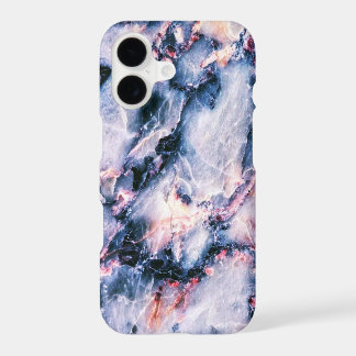 Colourful Elegant Marble White Blue and Pink