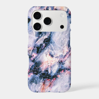 Colourful Elegant Marble White Blue and Pink